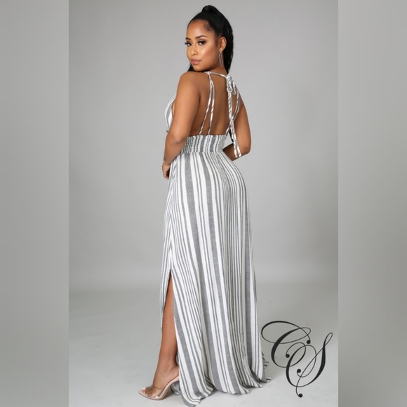Arlissa Striped Maxi Dress - Picture 5 of 6